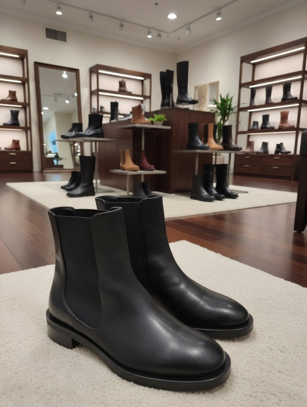 STUART WEITZMAN CHELSEA BOOTS LEATHER WOMEN'S SZ 6 B $595